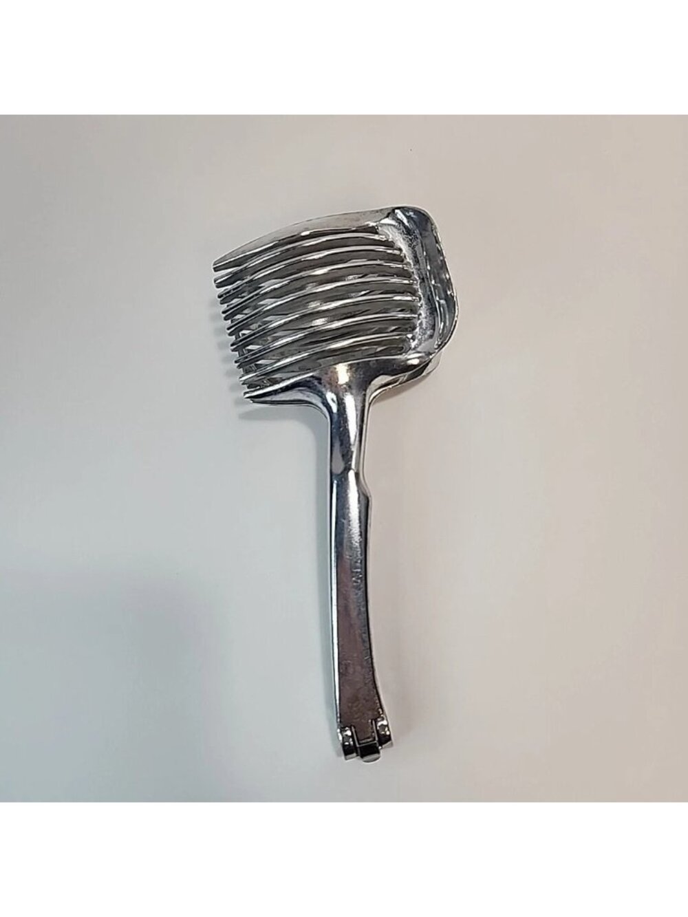 *Vintage Aluminum Slicer Guide – Retro Handheld Egg & Soft Vegetable Cutter
